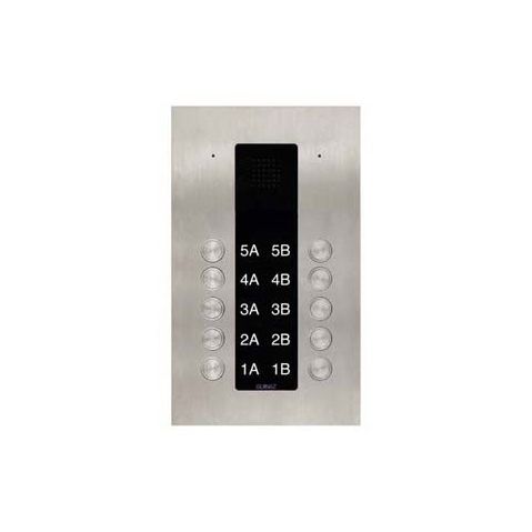 不锈钢门口呼叫站 - PDA110 - guinaz - 嵌入式 / 户外 / 10键