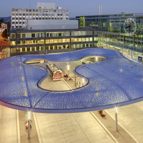 金属型材屋顶系统 - BUSBAHNHOF AARAU - Vector Foiltec - ETFE Texlon® / 商用