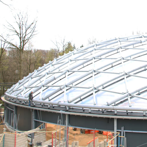 ETFE Texlon®织物类膜材 - NEW MANGROVE HALL BURGERS’ ZOO, NETHERLANDS - Vector Foiltec - 屋顶 / 半透明