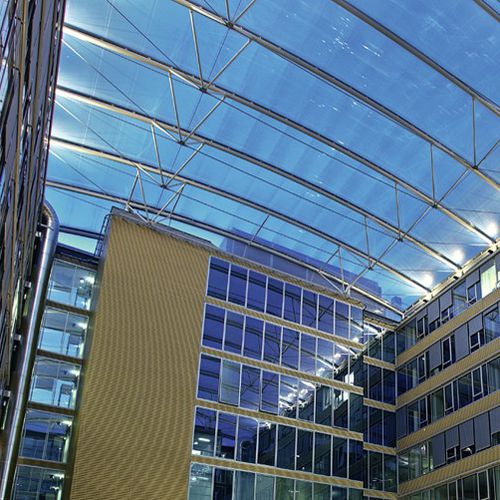 ETFE Texlon®织物类膜材 - PRATERSTERN 3, AUSTRIA - Vector Foiltec - 屋顶 / 透明