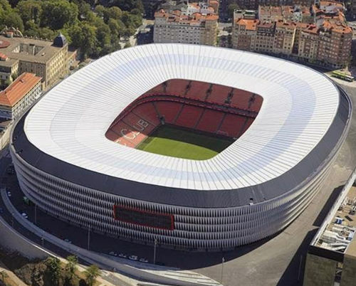 ETFE Texlon®织物类膜材 - SAN MAMÉS STADIUM, SPAIN - Vector Foiltec - 屋顶 / 半透明