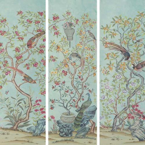 传统风格墙纸 - BISMARCK - Fromental - 丝绸 / 中国风 / 手工
