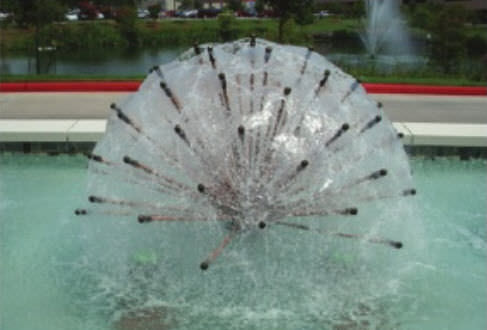 喷泉喷头 - NDH SERIES - DANDELION HEMISPHERE - Crystal Fountains