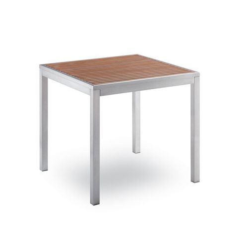 现代风格餐桌 - Bavaria 80x80 - Contral - 铝制 / 铝座桌脚 / 正方形