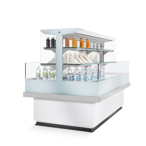 岛台冷藏展示柜 - ERIN - CRIOCABIN S.p.A. - 用于商店 / 带照明