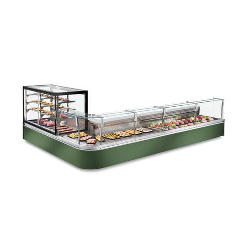 柜台冷藏展示柜 - Il Magnifico Tower - CRIOCABIN S.p.A. - 用于商店 / 不锈钢 / 平开门