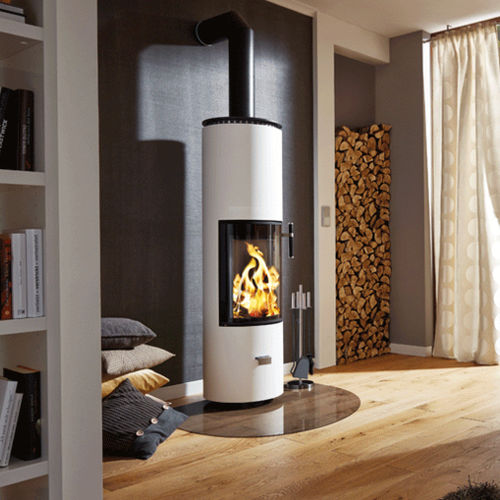 木材采暖炉 - SOLITHERM - CERA-Design by Britta von Tasch GmbH - 6 kW / 多燃料 / 独立式