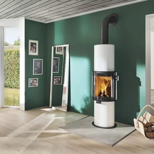 木材采暖炉 - FARO - CERA-Design by Britta von Tasch GmbH - 7 kW / 多燃料 / 独立式