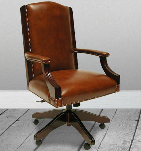 传统风格办公椅 - Conference  - Kingsgate Furniture ltd - 皮质 / 实木 / 高背