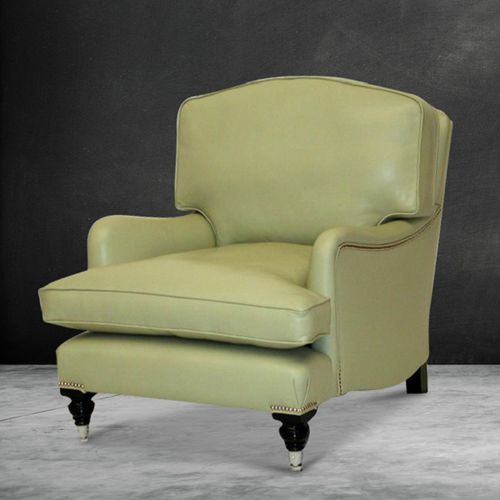 传统风格俱乐部椅 - Alexia  - Kingsgate Furniture ltd - 皮质 / 实木 / 椅垫可拆除