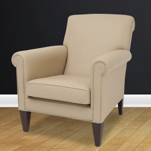 传统风格俱乐部椅 - Edward  - Kingsgate Furniture ltd - 皮质 / 实木 / 椅垫可拆除
