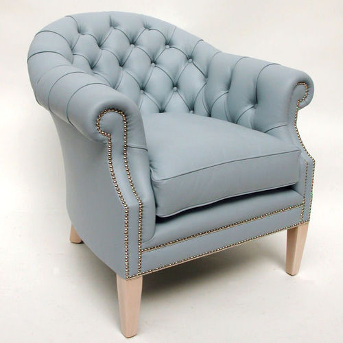 传统风格扶手椅 - Kendal  - Kingsgate Furniture ltd - 皮质 / 实木 / 椅垫可拆除