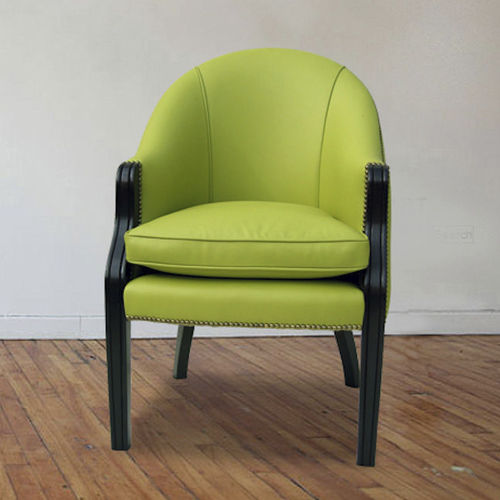 传统风格扶手椅 - Russell  - Kingsgate Furniture ltd - 皮质 / 实木 / 椅垫可拆除