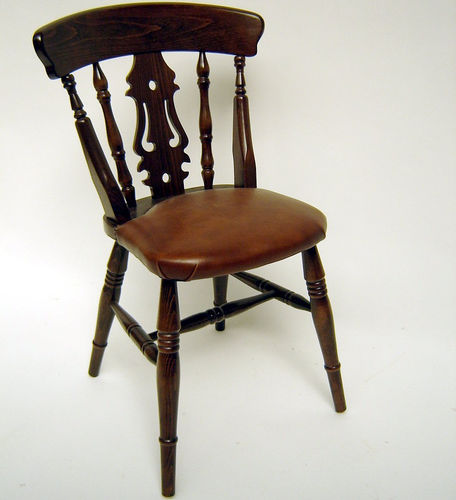 传统风格椅子 - Fiddle  - Kingsgate Furniture ltd - 室内 / 皮质 / 木桌脚