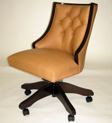 传统风格办公椅 - Verona  - Kingsgate Furniture ltd - 室内 / 皮质 / 木桌脚