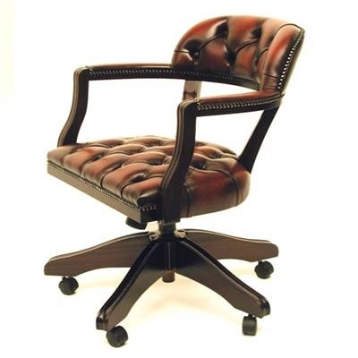 传统风格办公椅 - Court  - Kingsgate Furniture ltd - 室内 / 皮质 / 实木桌脚