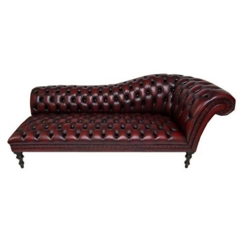 切斯菲尔德古典风格躺椅 - Walmer  - Kingsgate Furniture ltd - 皮质 / 实木 / 带扶手