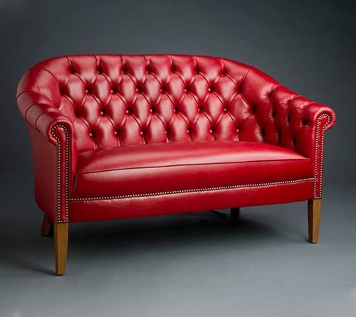 切斯菲尔德古典风格沙发 - Vienna - Kingsgate Furniture ltd - 皮质 / 带扶手 / 手工