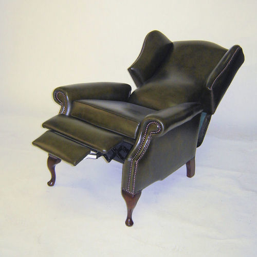传统风格扶手椅 - Westminster  - Kingsgate Furniture ltd - 皮质 / 实木 / 带脚凳