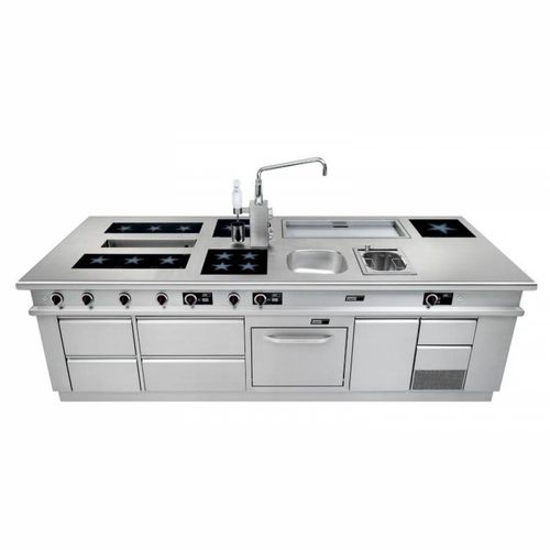 现代风格厨房 - PREMIUM - MENU SYSTEM AG - 钢 / 模块化 / 无把手