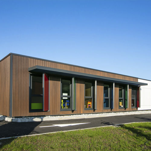 预制建筑 - CIBOURE 321 m² - Cougnaud - 模块化 / 木质 / 学校用