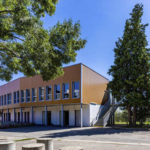 预制建筑 - VENISSIEUX 1 348 m² - Cougnaud - 模块化 / 学校用 / 生态型