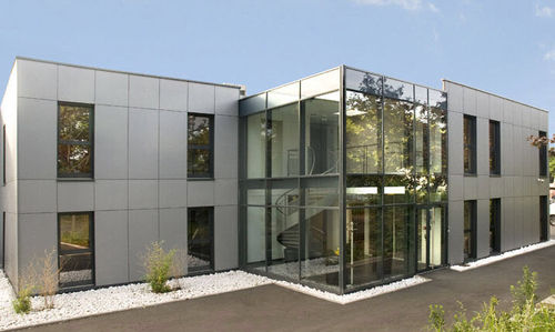 预制建筑 - SATELEC 515 m²  - Cougnaud - 木质 / 办公室 / 生态型