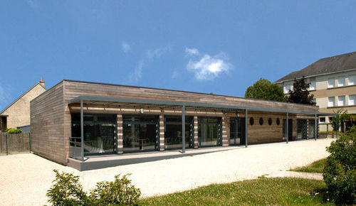 模块化建筑 - LES COLLINES PERCHE 244 m²  - Cougnaud - 预制 / 木质 / 学校用