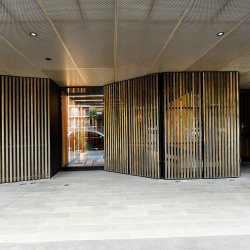 活动隔断 - BLACKWOOD STREET APARTMENTS IN MELBOURNE - Accsys Technologies - 固定式 / 木制 / 专业