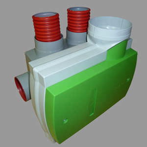单流通风装置 - AIROVENT HVS-10/6 - Airflow Developments - 集中式 / 住宅 / 用于公寓