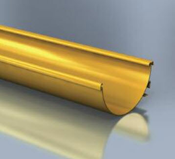 铝制檐槽 - AQUALINE : HALF ROUND GUTTER - Alumasc Exterior Building Products - 半圆
