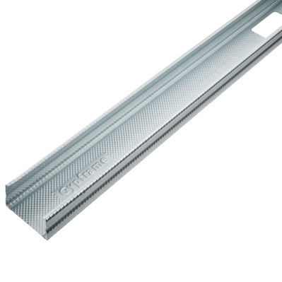 电镀钢型材收边条 - GYPFRAME 70 S SERIES - British Gypsum Limited  - 用于隔墙 / U形 / 银色
