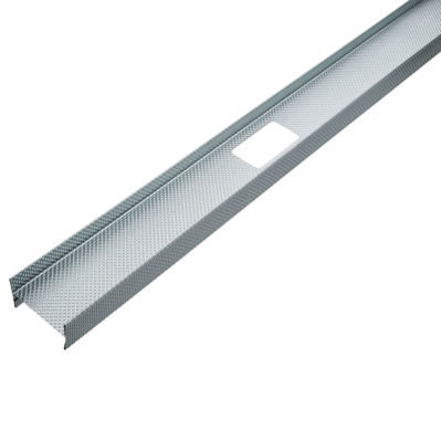 电镀钢型材收边条 - GYPFRAME 70 SERIES - British Gypsum Limited  - 用于隔墙 / U形 / 银色
