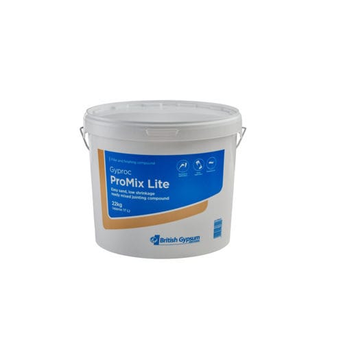 抹平砂浆 - GYPROC PROMIX LITE - British Gypsum Limited  - 勾缝 / 用于外墙外部隔热 / 水泥