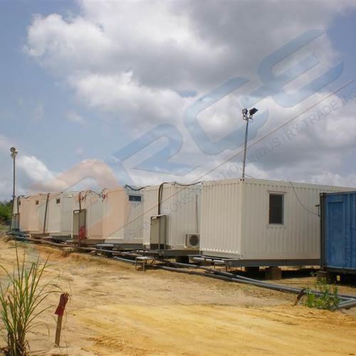 预制建筑 - POINTE NOIRE CONTAINER CAMP - DORCE Prefabricated Building & Construction Industry Trade Inc.  - 模块化 / 储存容器 / 钢