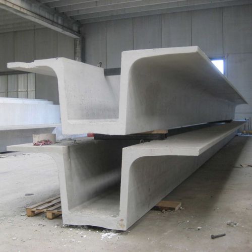 预制混凝土梁 - EBAWE Anlagentechnik GmbH  - 对称断面型钢 / I形 / 双T形