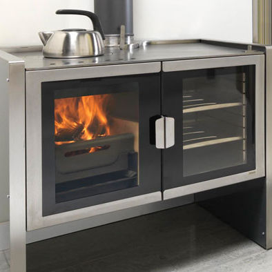 木材采暖炉 - RAZEN - Firebelly Stoves  - 5 kW...10 kW / 现代风格 / 金属