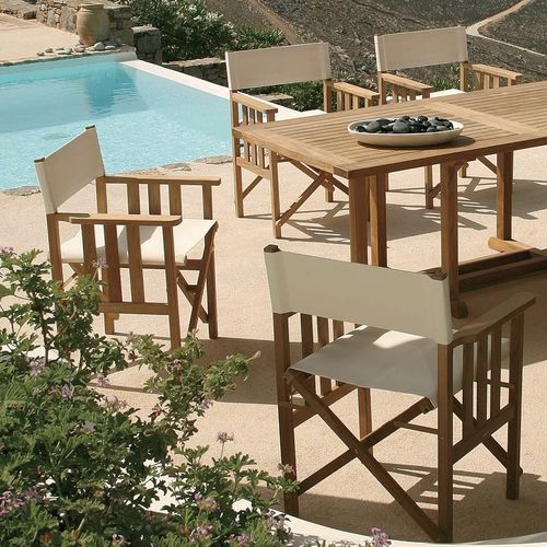执政内阁时代式椅子 - Safari® - Barlow Tyrie - 户外 / Sunbrella® / 柚木桌脚