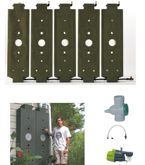 雨水回收蓄水池 - HOG-900-GK - RainWater Harvesting - 地面上
