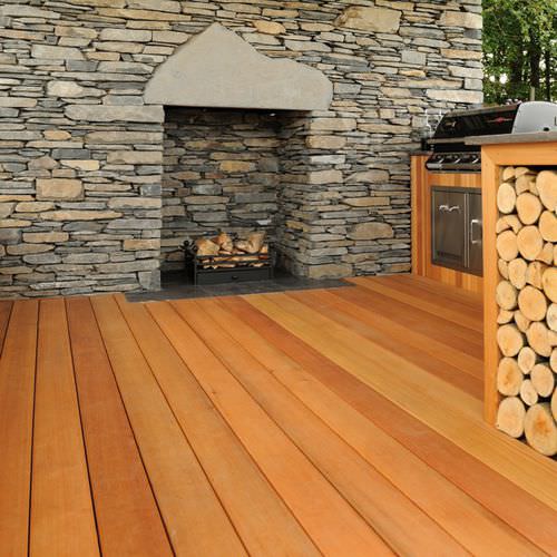 实木露台地板条 - WESTERN CLEAR. - Silva Timber Products  - 木质