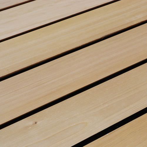 条形立面 - WESTERN NO.4 CLEAR MICROLINE CHANNEL - Silva Timber Products  - 雪松木 / 凹凸