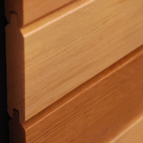 条形立面 - WESTERN VERTICAL GRAIN TONGUE  - Silva Timber Products  - 雪松木 / 凹凸