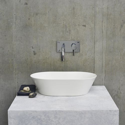 台上盆 - SONTUOSO  - Clearwater Baths - 天然石材 / 椭圆 / 现代风格