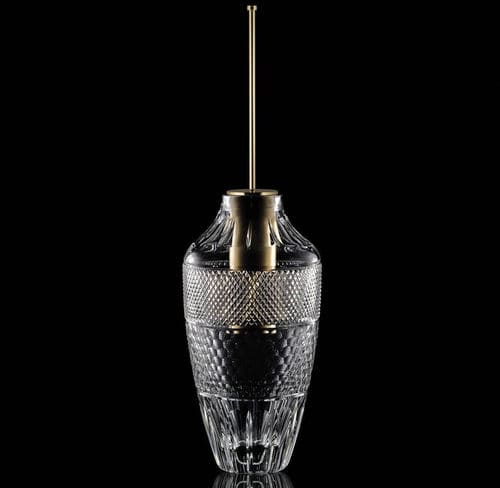 铬制马桶刷 - OPERA CRYSTAL - GLASS DESIGN Srl - 水晶 / 地面用