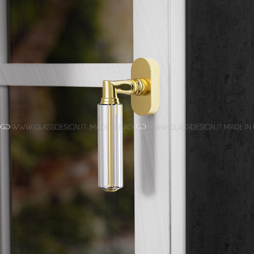 窗户把手 - Kikka krystal - GLASS DESIGN Srl - 黄铜 / 水晶 / 现代风格