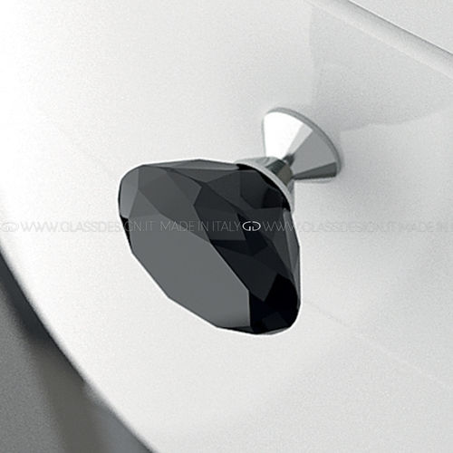 传统风格圆形家具把手 - Deluxe - GLASS DESIGN Srl - 黄铜 / 水晶