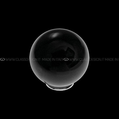 现代风格圆形家具把手 - Sfera P907 - GLASS DESIGN Srl - 黄铜 / 水晶