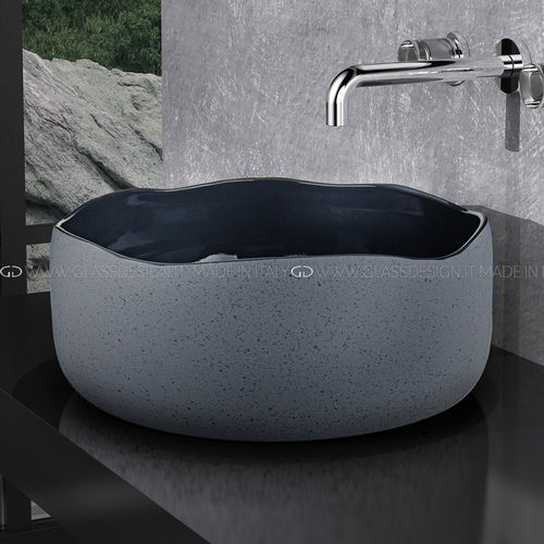 台上盆 - MODE CLASSIC - GLASS DESIGN Srl - 陶瓷 / 手工 / 圆形