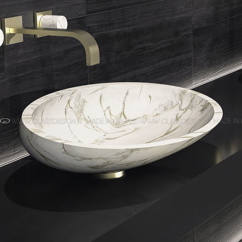 台上盆 - Kool Max - GLASS DESIGN Srl - 大理石 / 可定制 / 手工