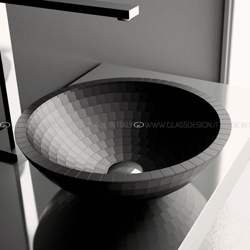 台上盆 - Mosaic  - GLASS DESIGN Srl - VetroFreddo® 材质 / 圆形 / 无孔